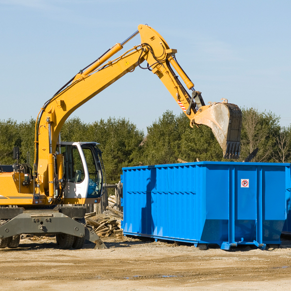 what happens if the residential dumpster is damaged or stolen during rental in Scroggins TX